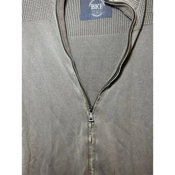 BKE Men’s Athletic Fit Zip-Up Jacket Size XL – Performance Stretch Casual Layer - Picture 7 of 10